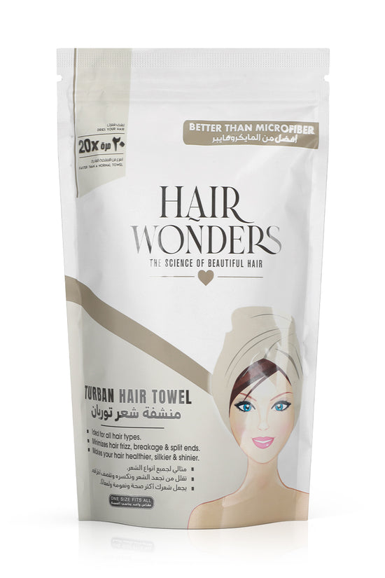 Turban Hair Towel (20x Faster) -Caramel - Joe's Labs