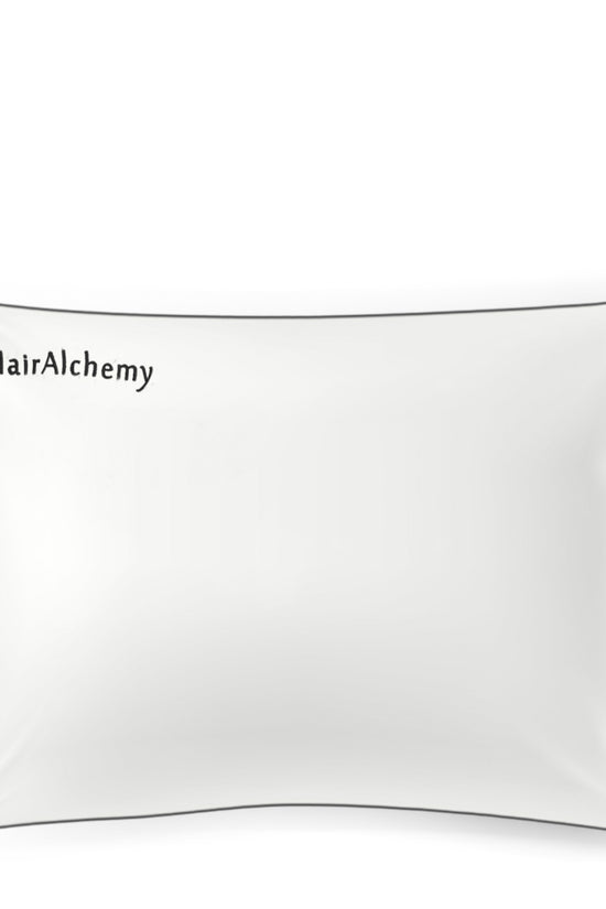 Satin Pillowcase - Ivory With Grey Piped Edge - Joe's Labs