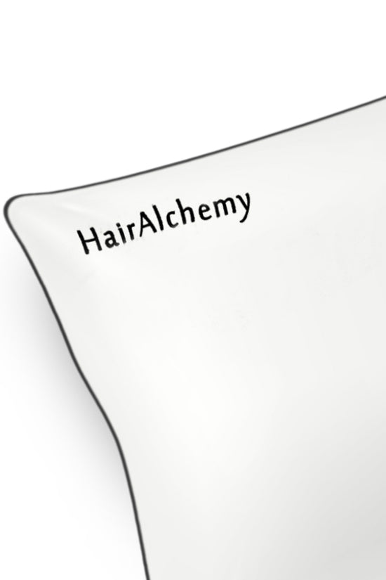 Satin Pillowcase - Ivory With Grey Piped Edge - Joe's Labs