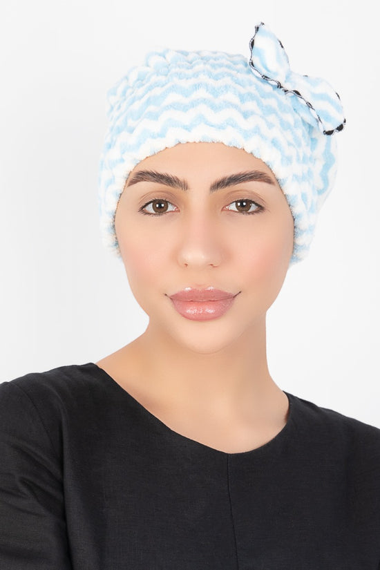 Hair Drying Caps - Blue & Pink - 2 pcs - Joe's Labs