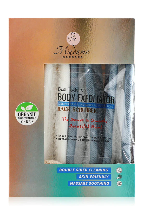 Exfoliating Back Scrubber Set - 2 pcs - Joe's Labs