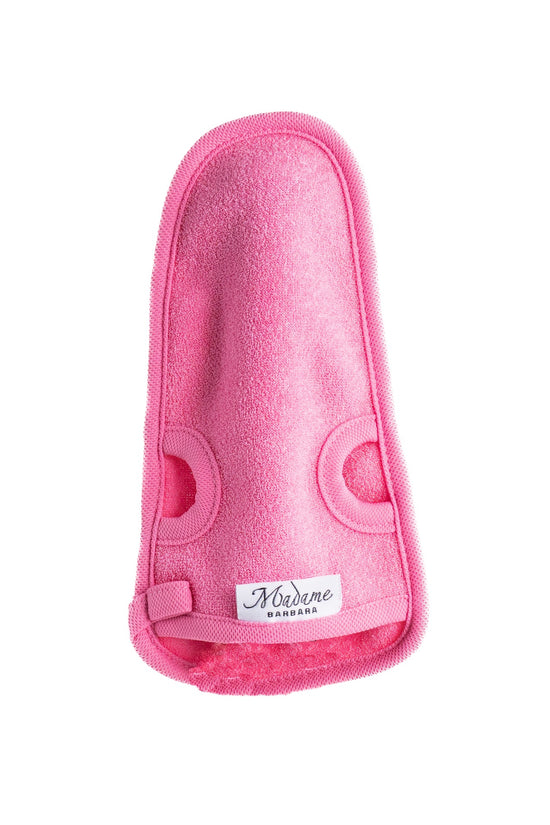 Super Exfoliating Bath Glove  Black-Pink - Joe's Labs