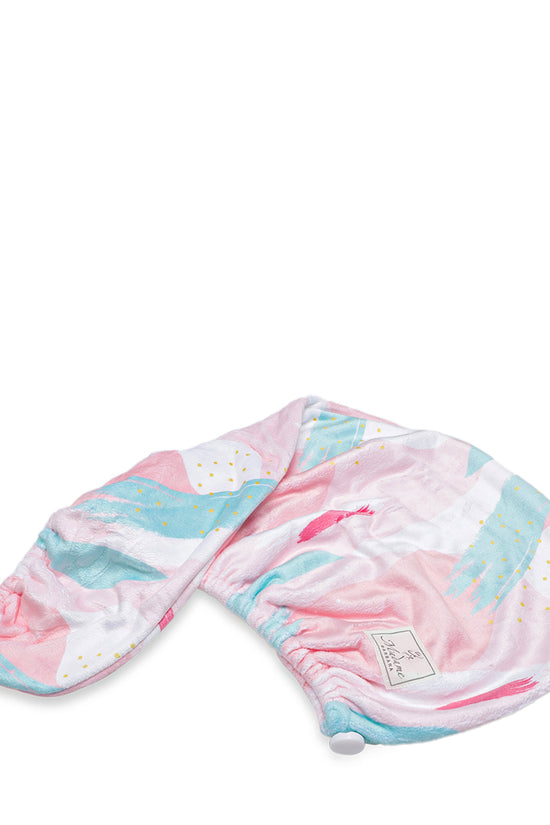 Microfiber Hair Towel - Pinkish Blue - Joe's Labs