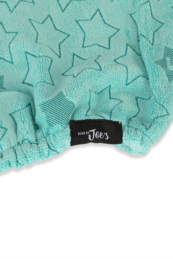 Microfiber Hair Drying Duo - Pink And Green Stars - Joe's Labs