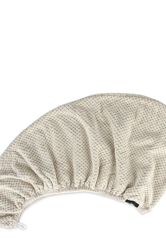 Hair Drying Turban Microfiber - Set Of 2 Off White And Pink - Joe's Labs