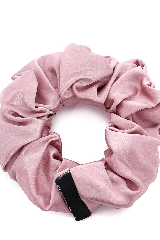 Large Silk Scrunchies Set - 3 pcs-Pink,Black,and Peacock Blue - Joe's Labs
