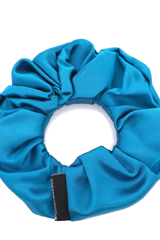 Combo Silk Scrunchies - 3 pcs - Peacock Blue - Joe's Labs