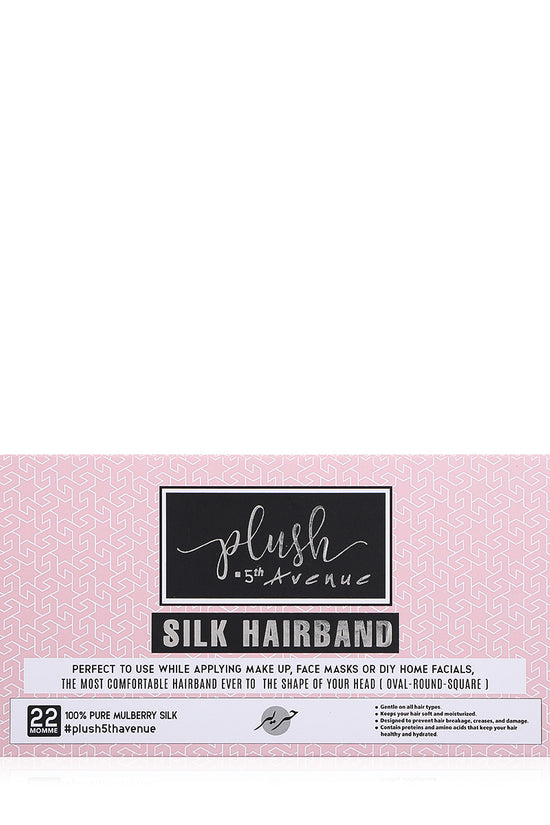 Silk Hairband Set - 2 pcs - Navy Blue & Dirty Pink - Joe's Labs