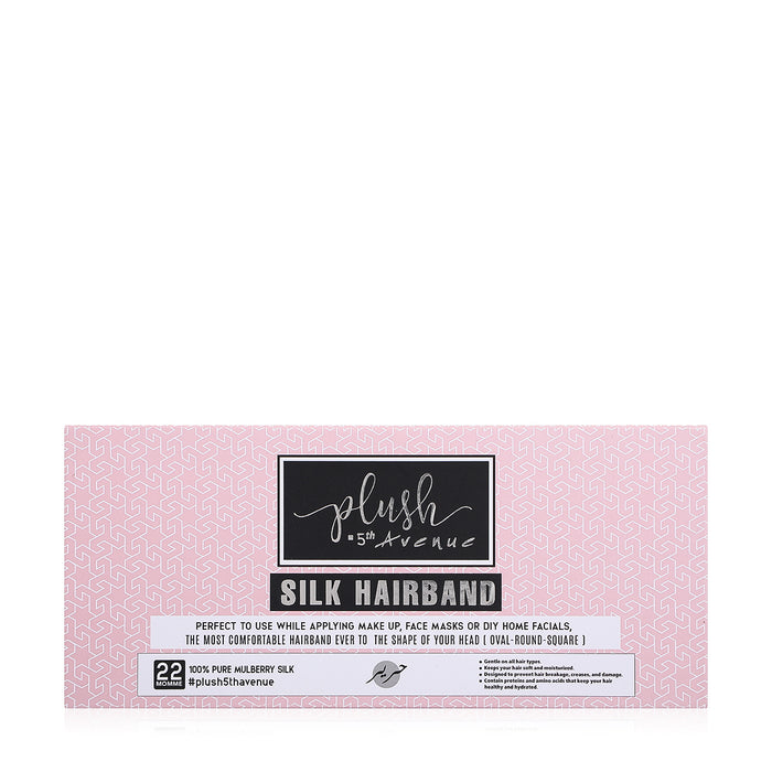 Silk Hairband Set - 2 pcs - Navy Blue & Dirty Pink - Joe's Labs