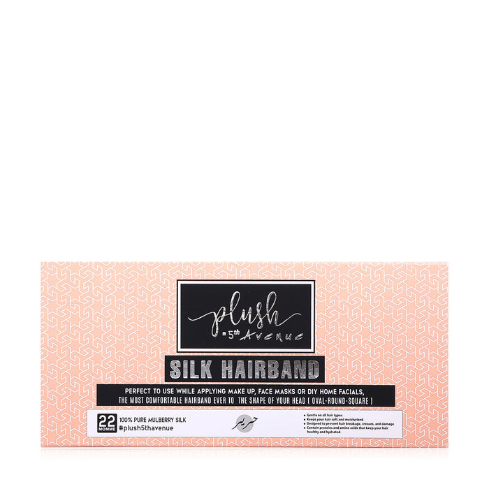 Silk Hairband Set - 2 pcs - Caramel & Ivory White - Joe's Labs