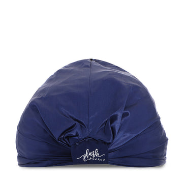 Silk Hair Bonnet - Navy Blue