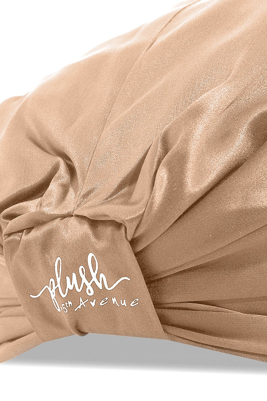 Silk Hair Bonnet - Caramel - Joe's Labs