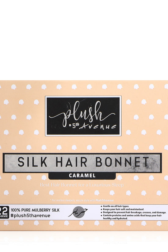 Silk Hair Bonnet - Caramel - Joe's Labs