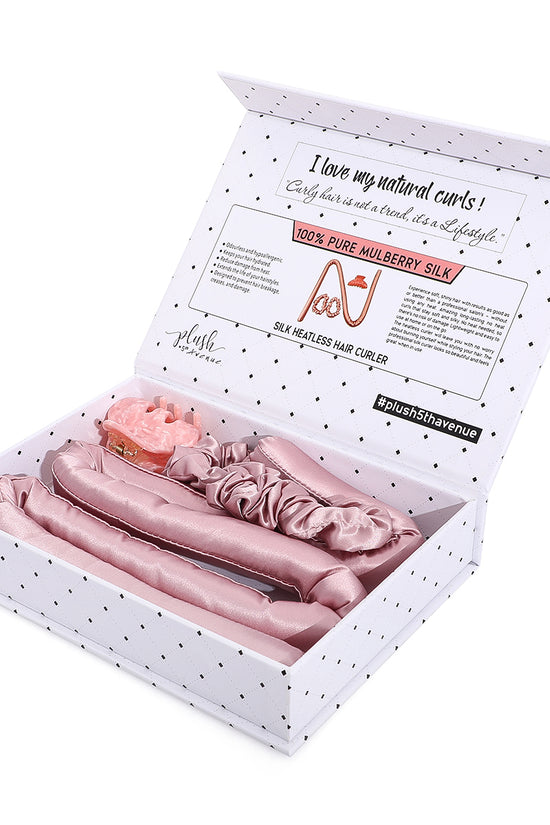Silk Heatless Hair Curler - Pink - Joe's Labs