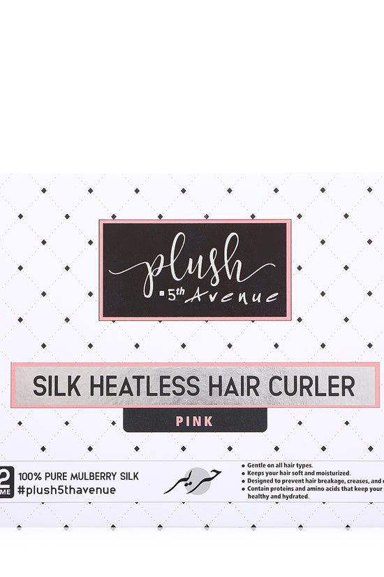 Silk Heatless Hair Curler - Pink - Joe's Labs