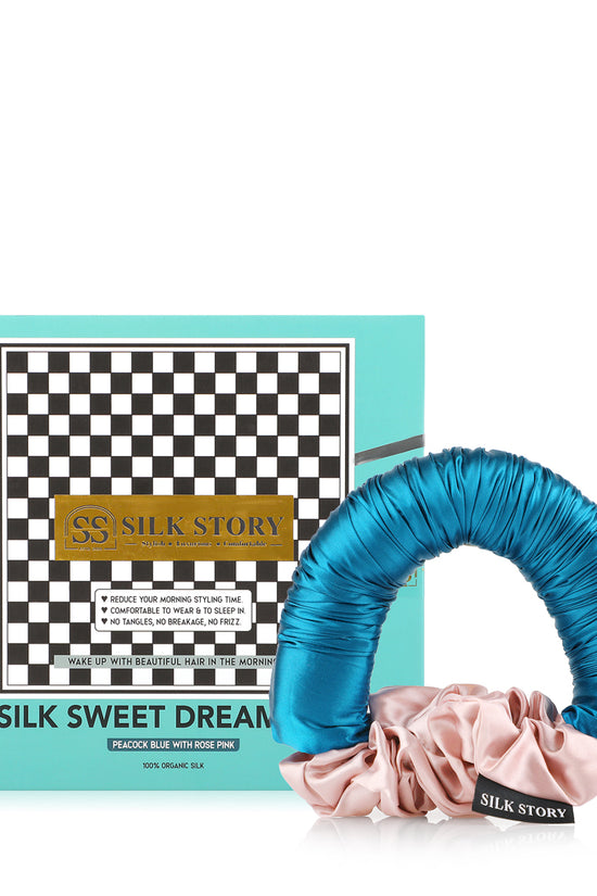 Silk Sweet Dreams Tie - Blue & Pink - Joe's Labs