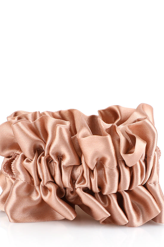 Silk Scrunchie Bare Pull Tab - Black & Blue - Joe's Labs