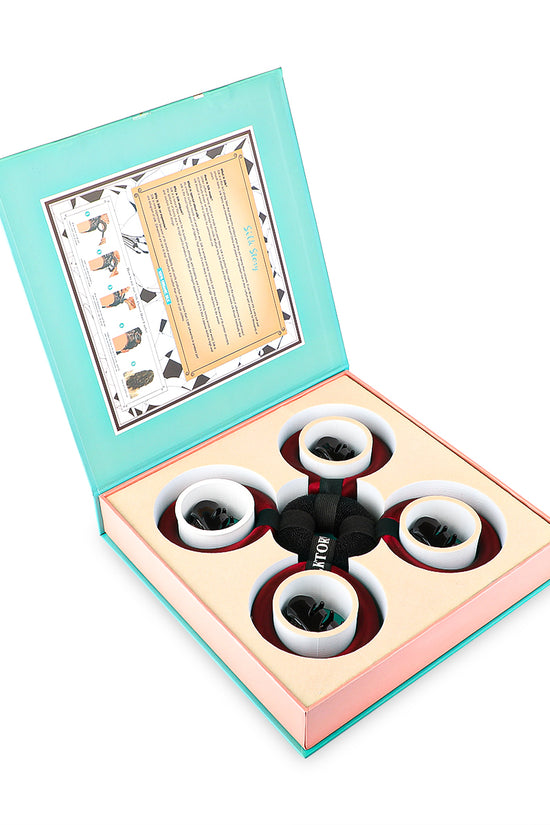 Silk Flower Hair Curler - Burgundy - Joe's Labs