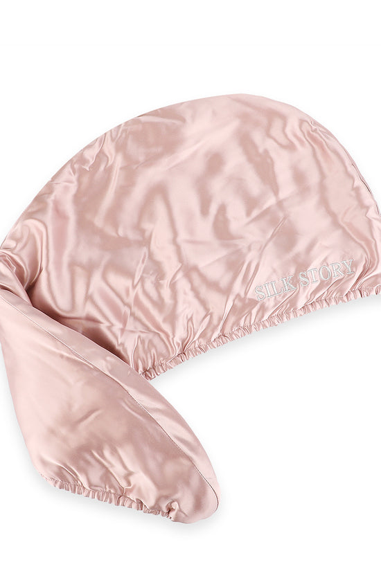 Silk Combined Hair Turban - Pink - Joe's Labs