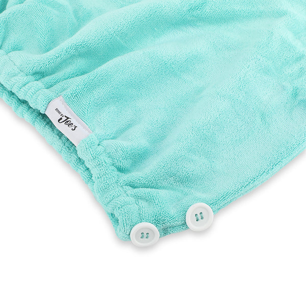 Hair Drying Towel - Tiffany Blue & Purple - Joe's Labs