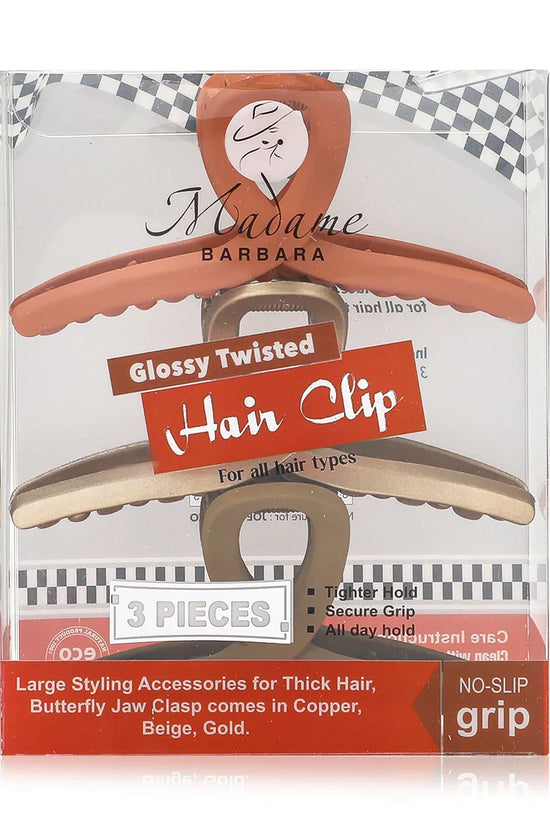Hair Clips Glossy Twisted - Joe's Labs