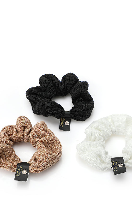 Ribbed Scrunchies Super Set - 3 pcs - Joe's Labs