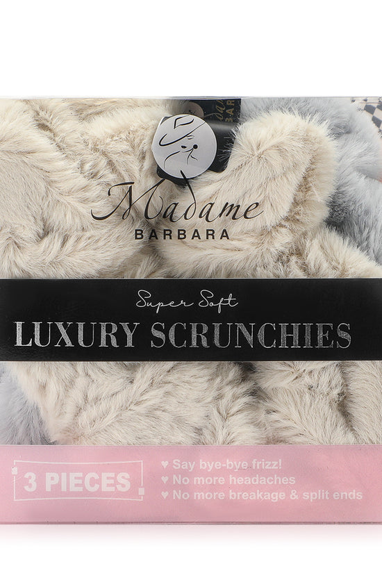 Super Soft Luxury Scrunchies Set - 3 pcs - Joe's Labs