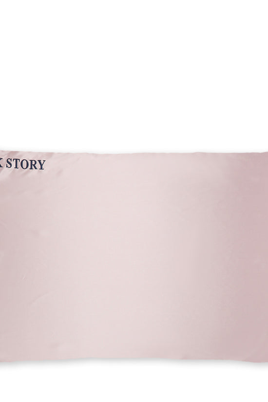 Luxurious Silk Pillowcase - Pink & Navy Blue - Joe's Labs
