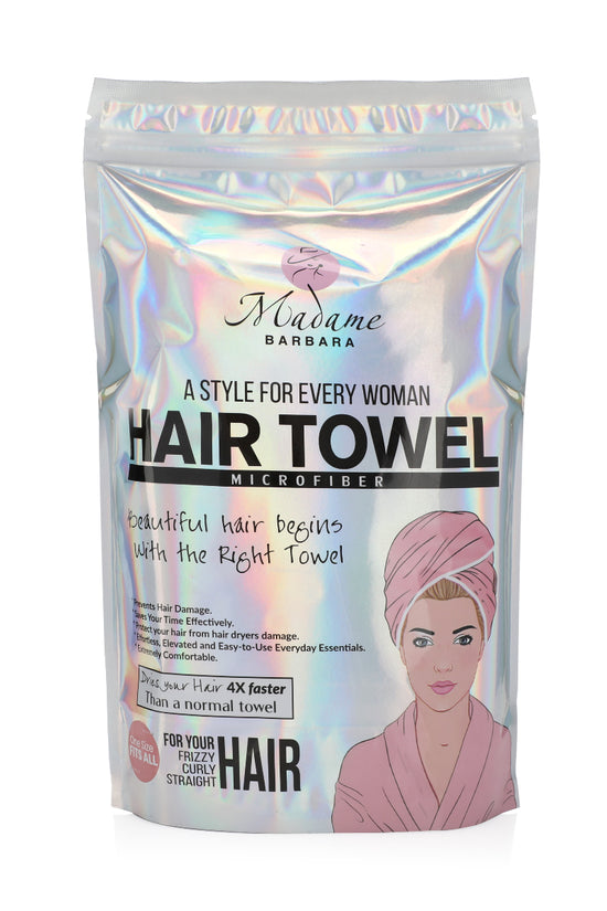 Microfiber Hair Towel - Cotton Candy Pink - Joe's Labs