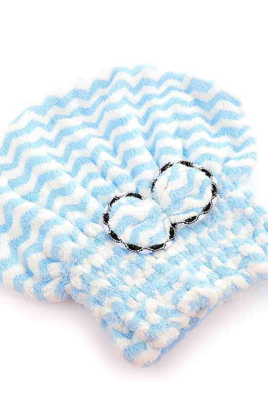 Hair Drying Caps - Blue & Pink - 2 pcs - Joe's Labs